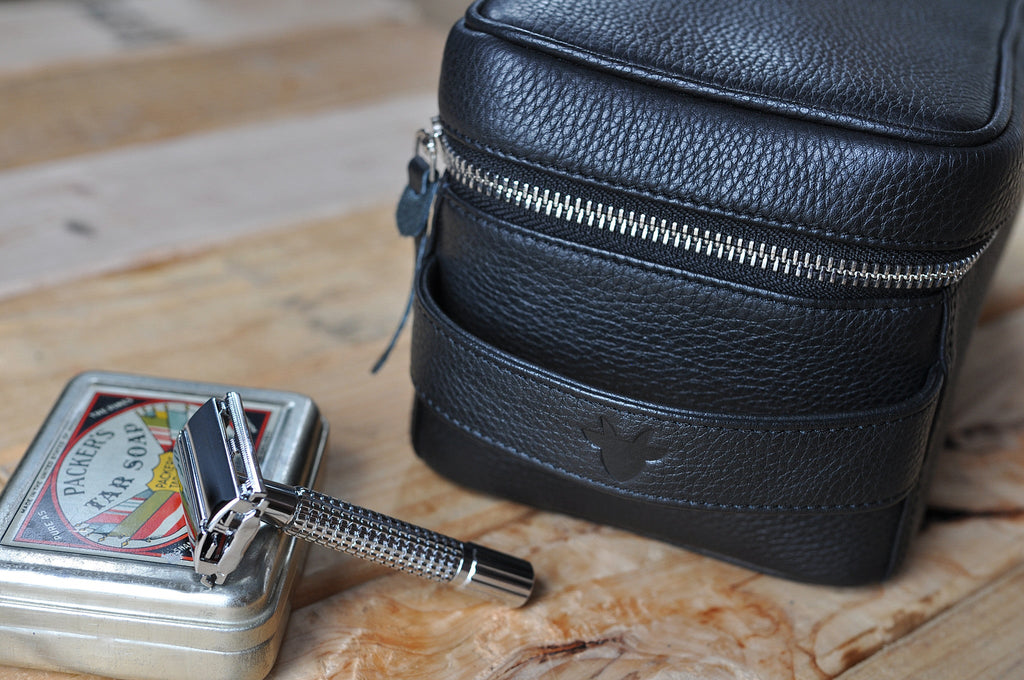 Kiko Leather Dopp Kit – Premium Travel Toiletry Bag