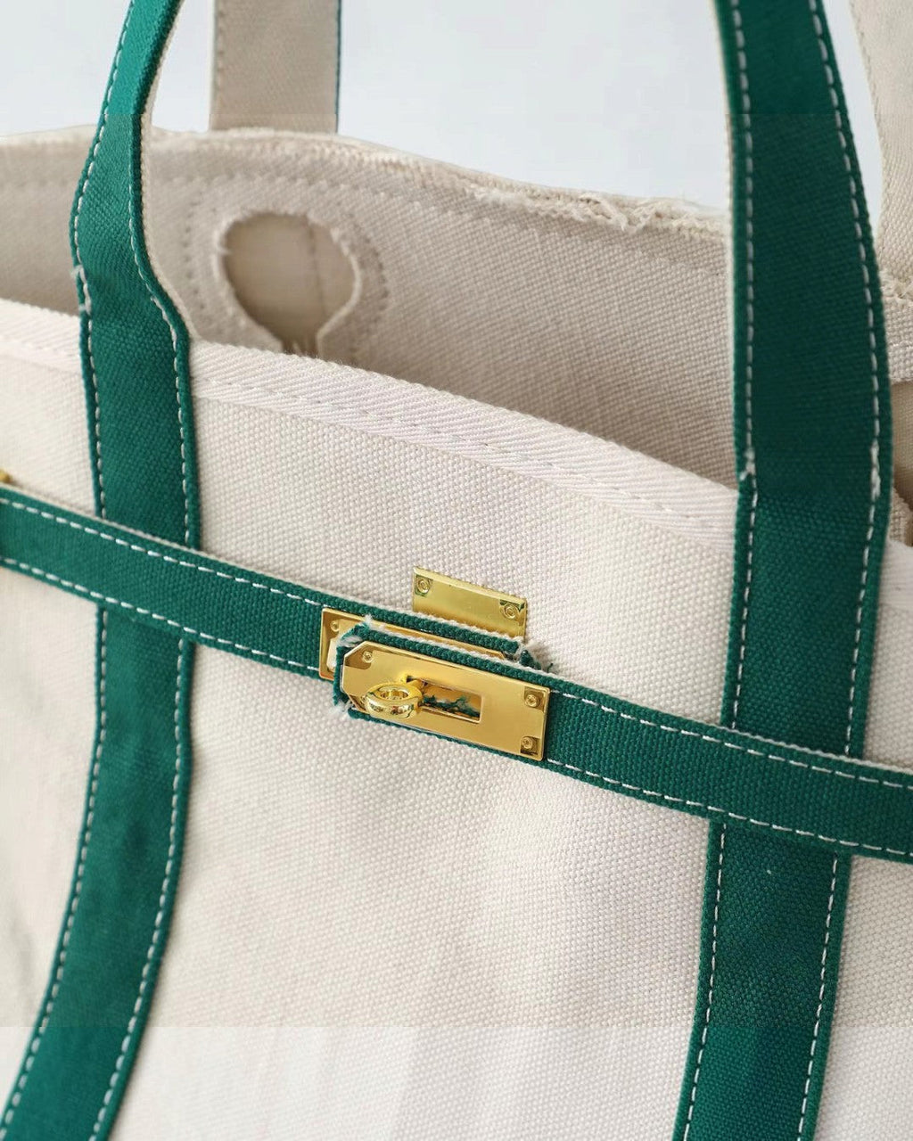 Gameday Luxe Distressed Canvas Weekender Tote