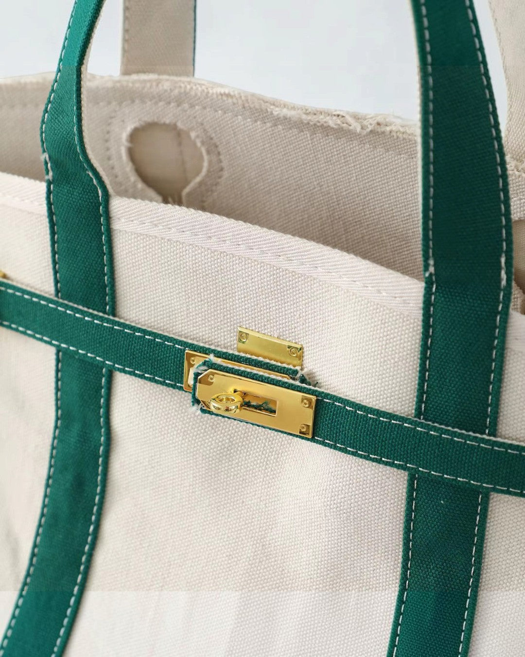 Gameday Luxe Distressed Canvas Weekender Tote