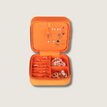 LEATHERE Palermo Leather Travel Jewelry Box – Orange