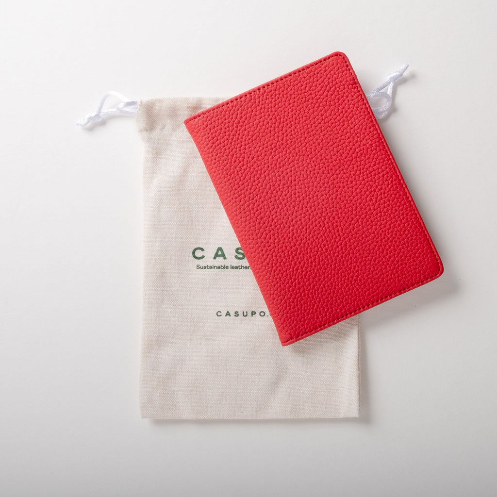 CASUPO Full-Grain Leather RFID Passport Wallet – Tan