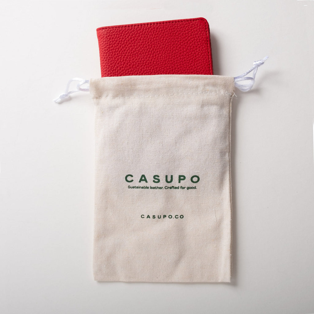 CASUPO Full-Grain Leather RFID Passport Wallet – Tan