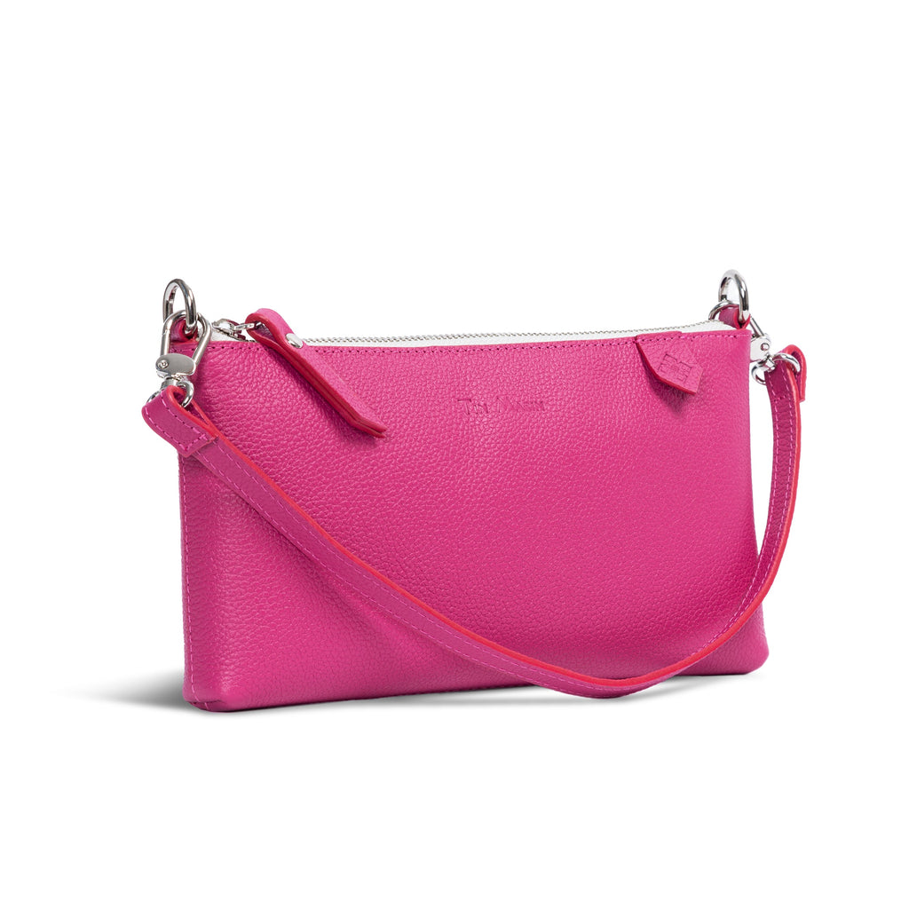 Elia Convertible Full-Grain Leather Bag