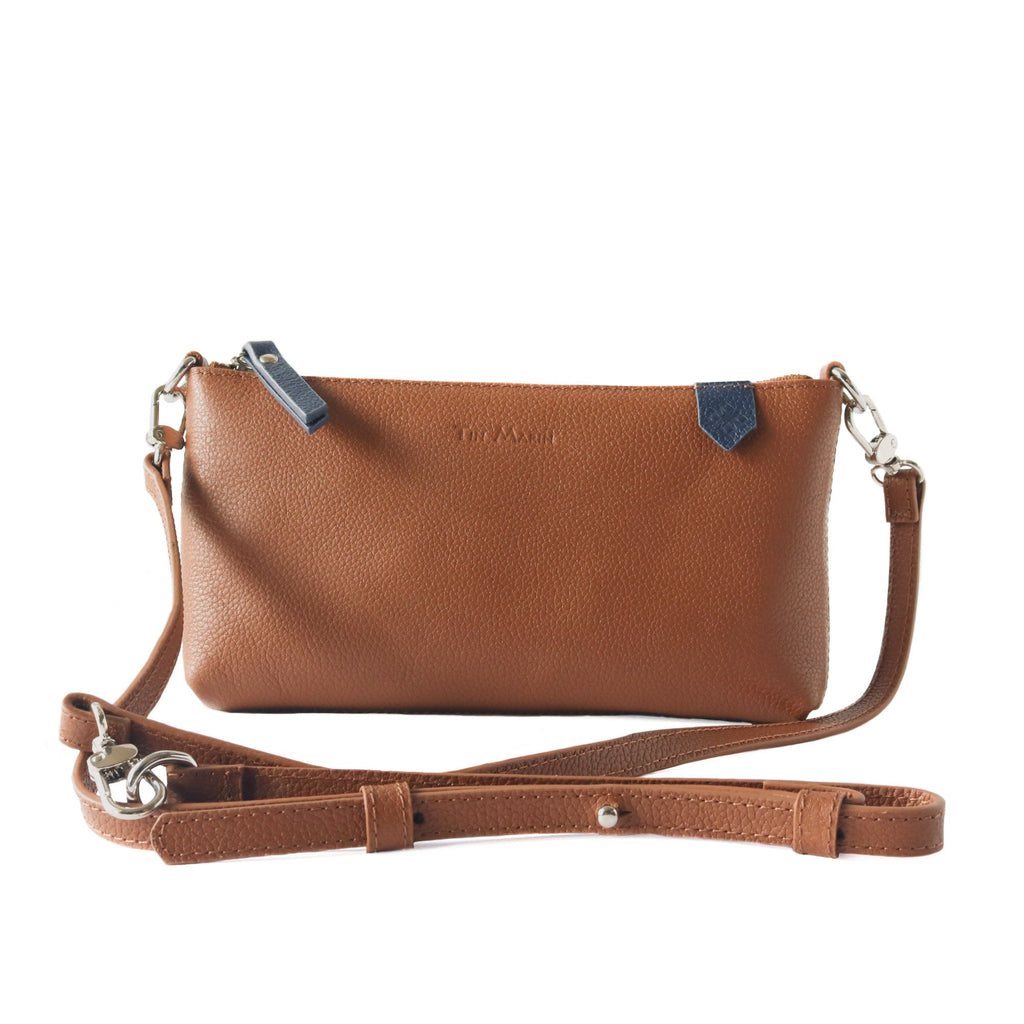 Elia Convertible Full-Grain Leather Bag