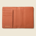 CASUPO Full-Grain Leather RFID Passport Wallet – Tan