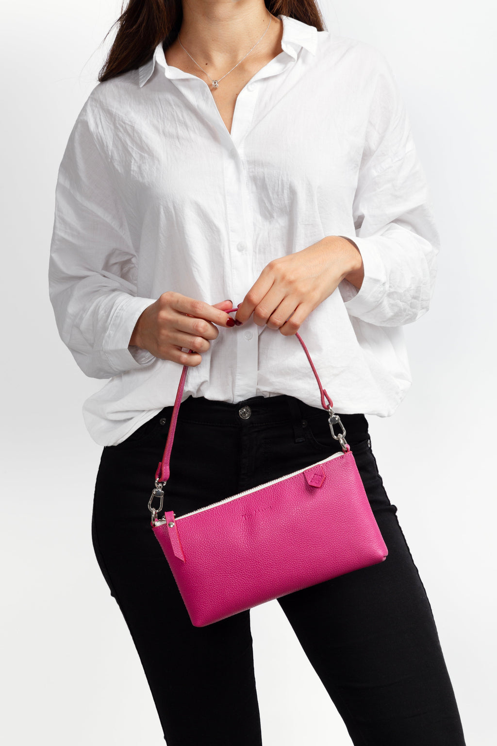 Elia Convertible Full-Grain Leather Bag