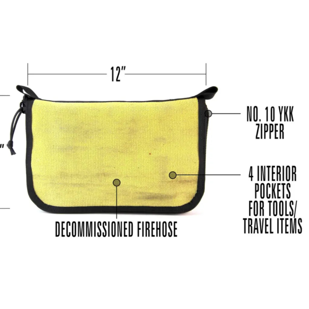 Recycled Firefighter Major Dopp Bag – Large