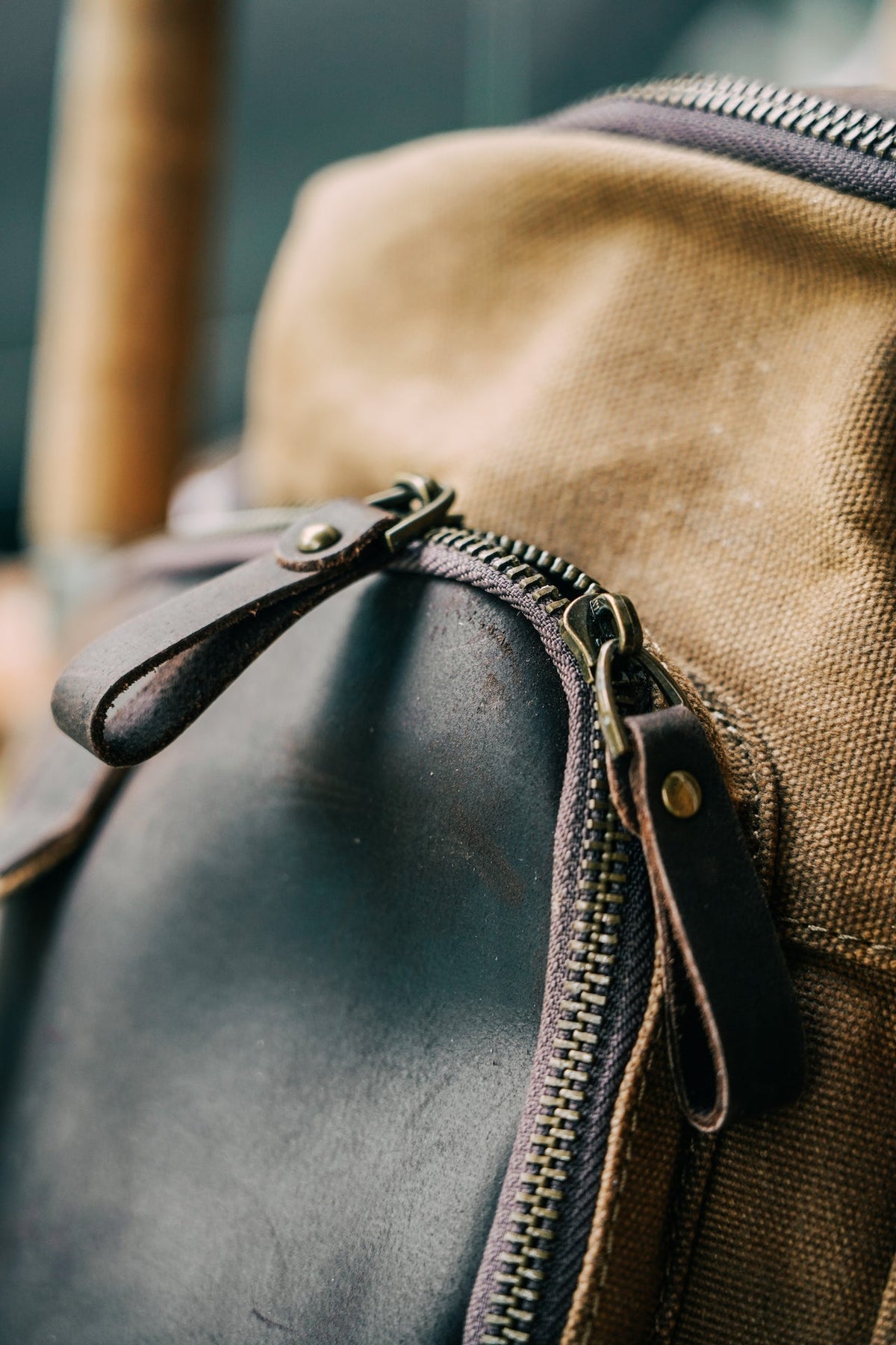 Beachman Traveler’s Bag – Convertible Waxed Canvas Weekender