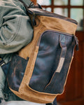 Beachman Traveler’s Bag convertible waxed canvas weekender