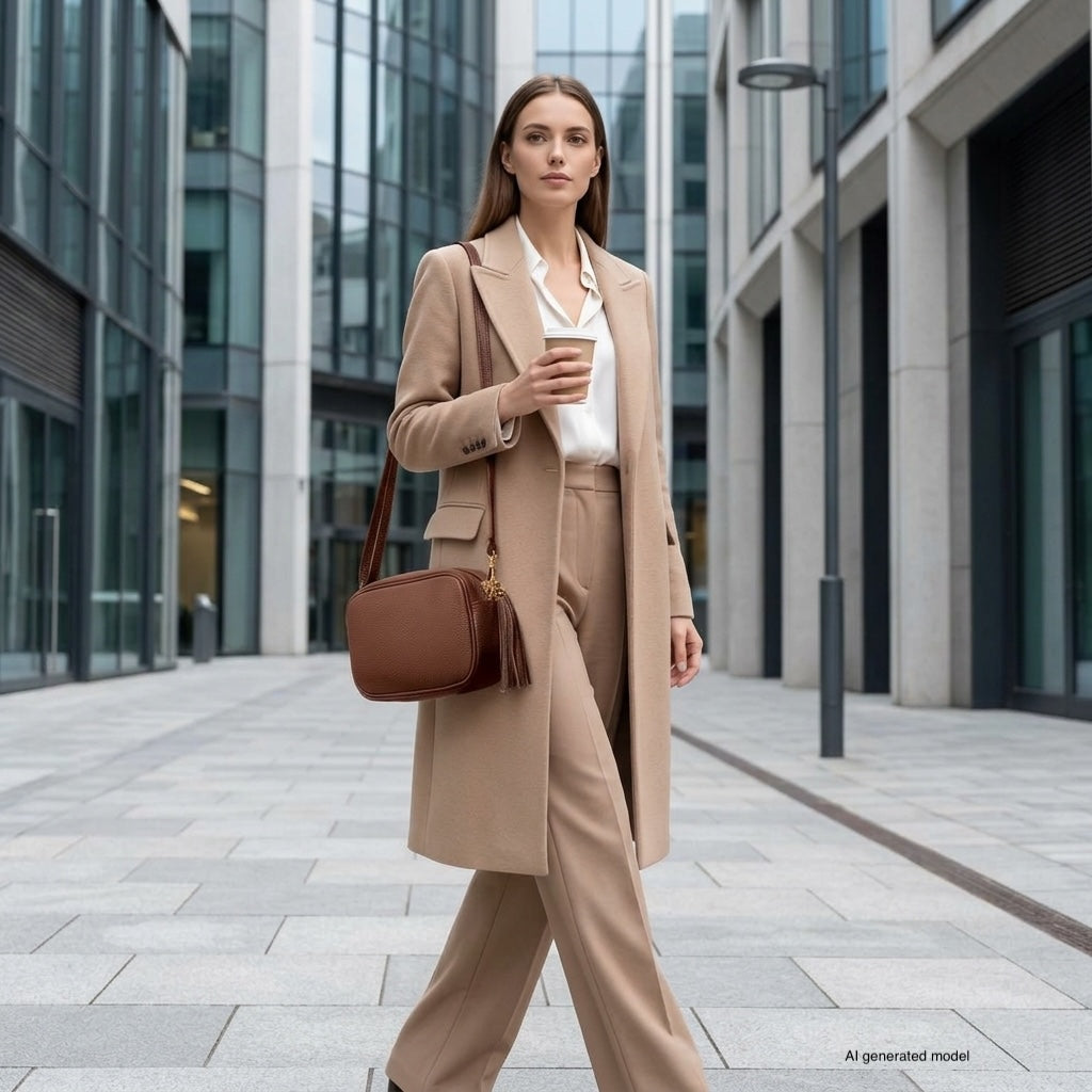 TAKEASY Parma Italian Leather Crossbody Bag