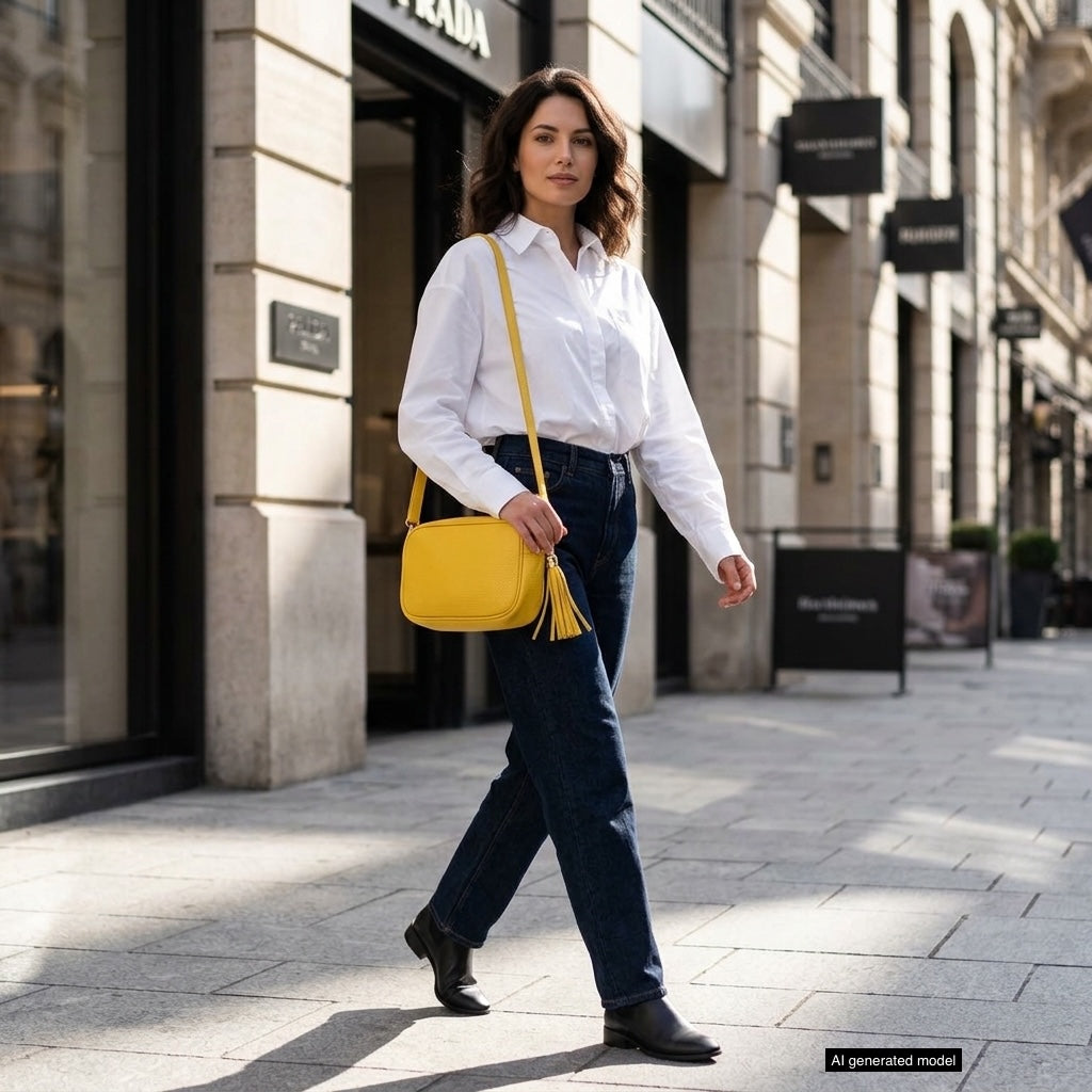 TAKEASY Parma Italian Leather Crossbody Bag