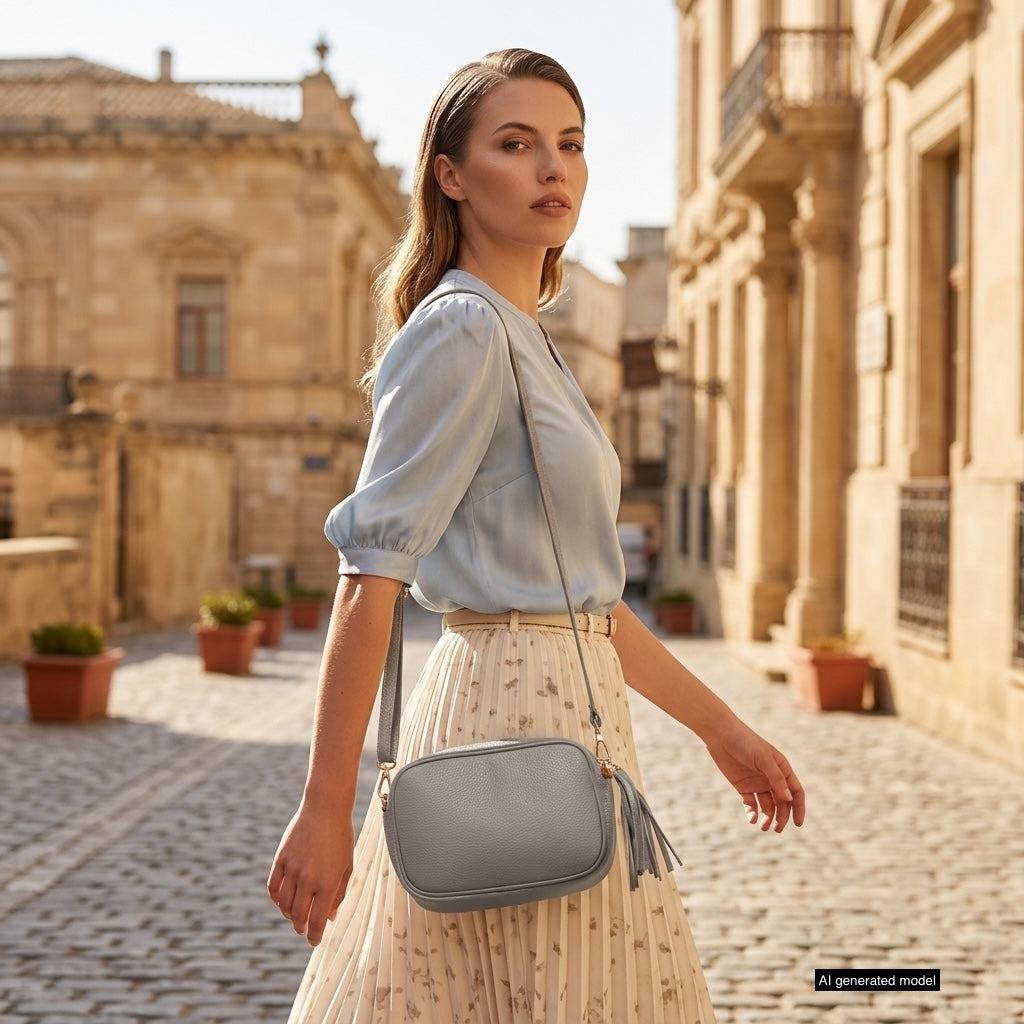 TAKEASY Parma Italian Leather Crossbody Bag