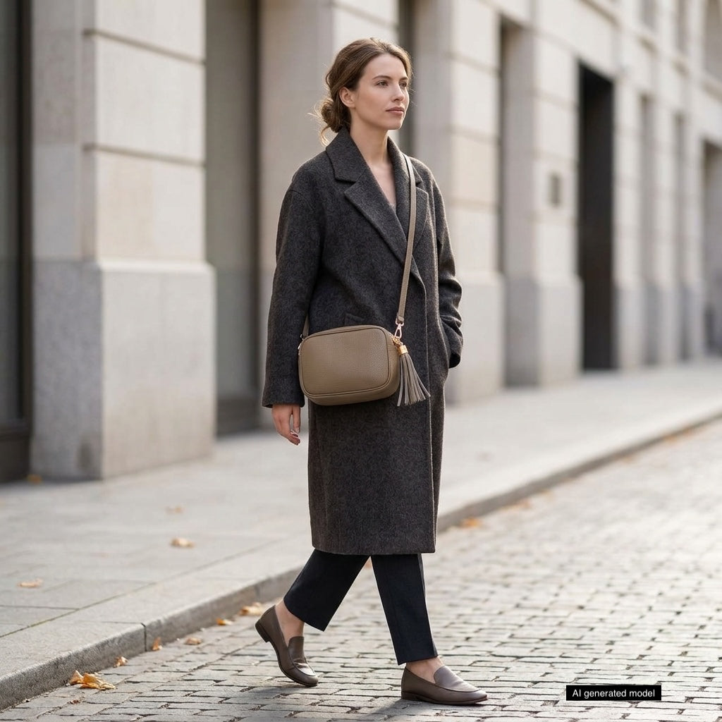 TAKEASY Parma Italian Leather Crossbody Bag