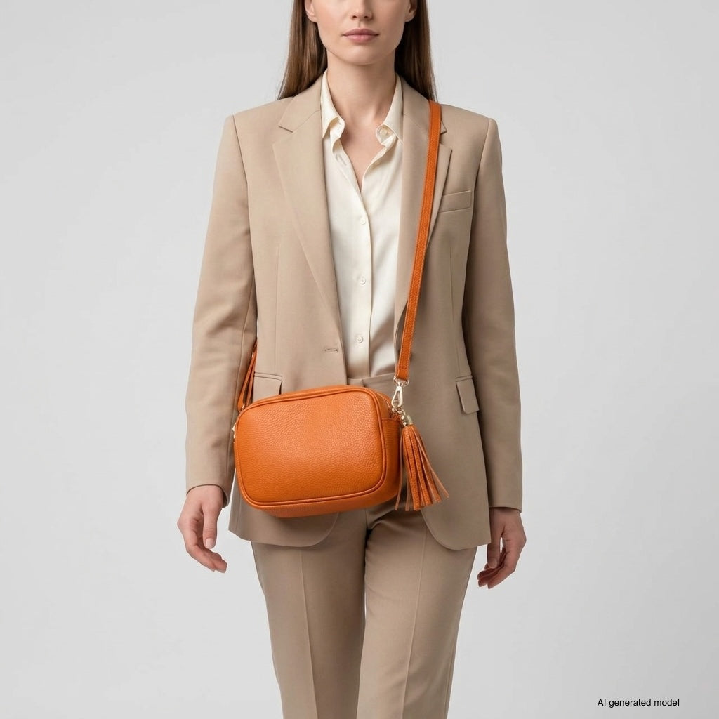 TAKEASY Parma Italian Leather Crossbody Bag