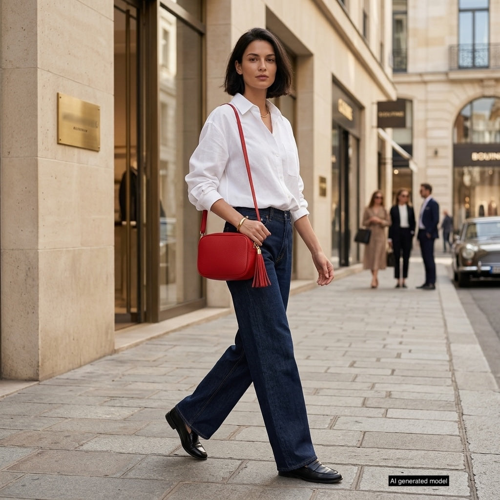 TAKEASY Parma Italian Leather Crossbody Bag