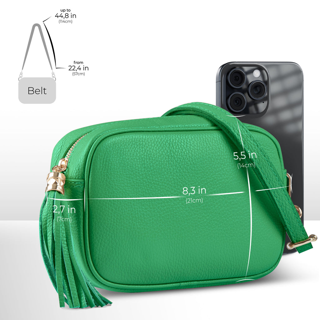 TAKEASY Parma Italian Leather Crossbody Bag
