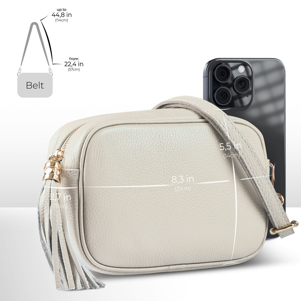 TAKEASY Parma Italian Leather Crossbody Bag