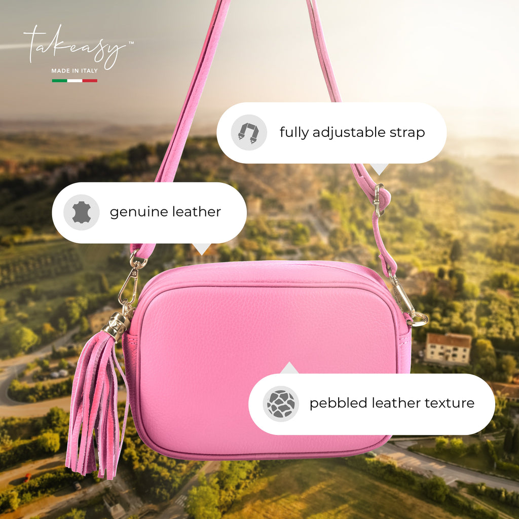 TAKEASY Parma Italian Leather Crossbody Bag