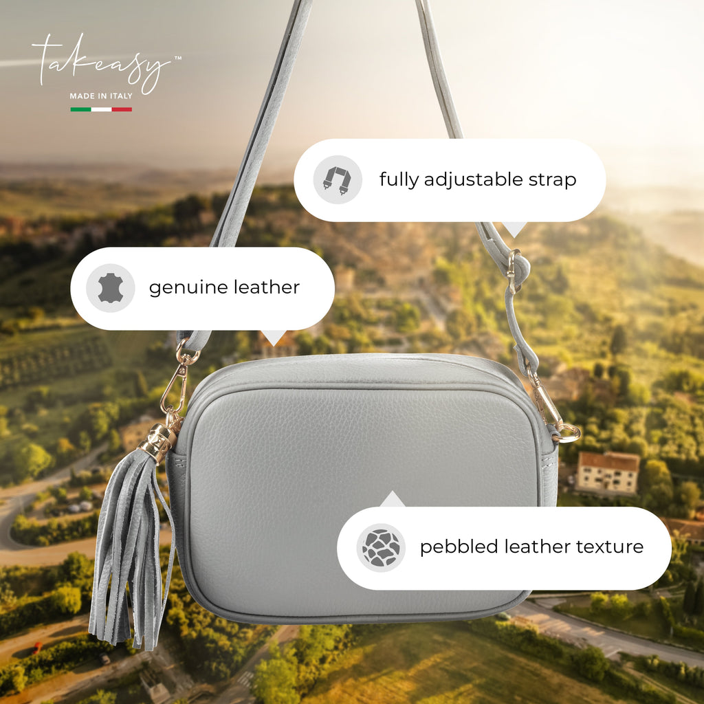 TAKEASY Parma Italian Leather Crossbody Bag