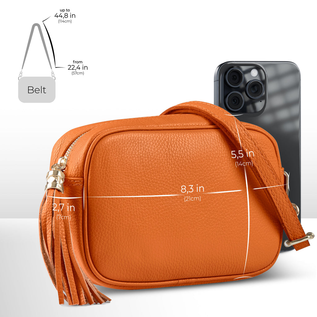 TAKEASY Parma Italian Leather Crossbody Bag