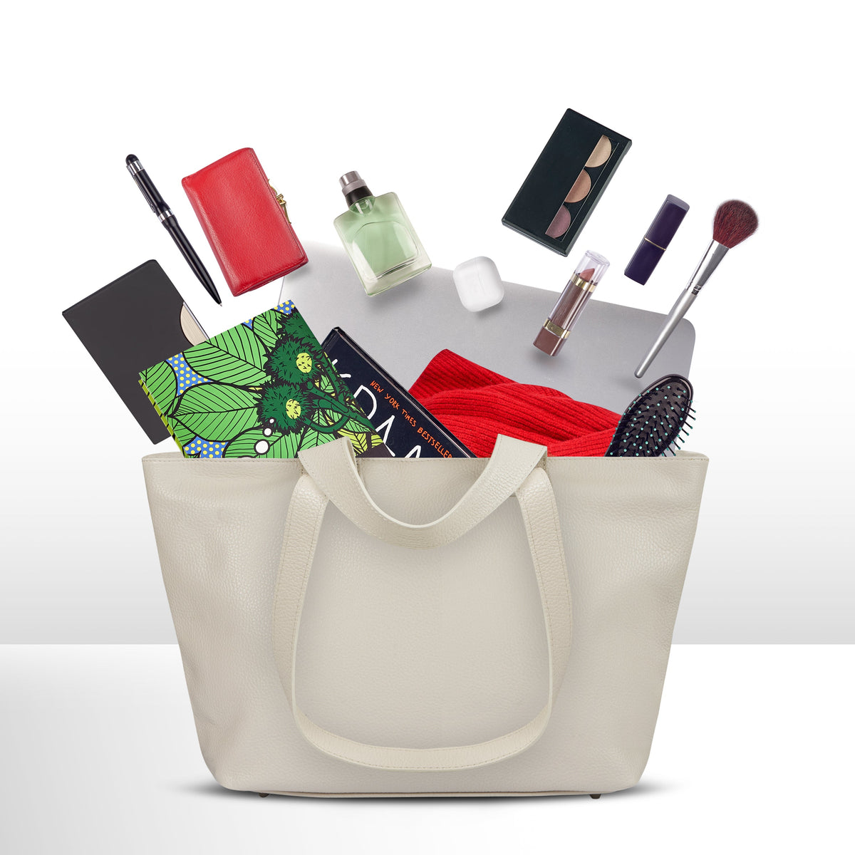 TAKEASY Torino Italian Full-Grain Leather Travel Tote
