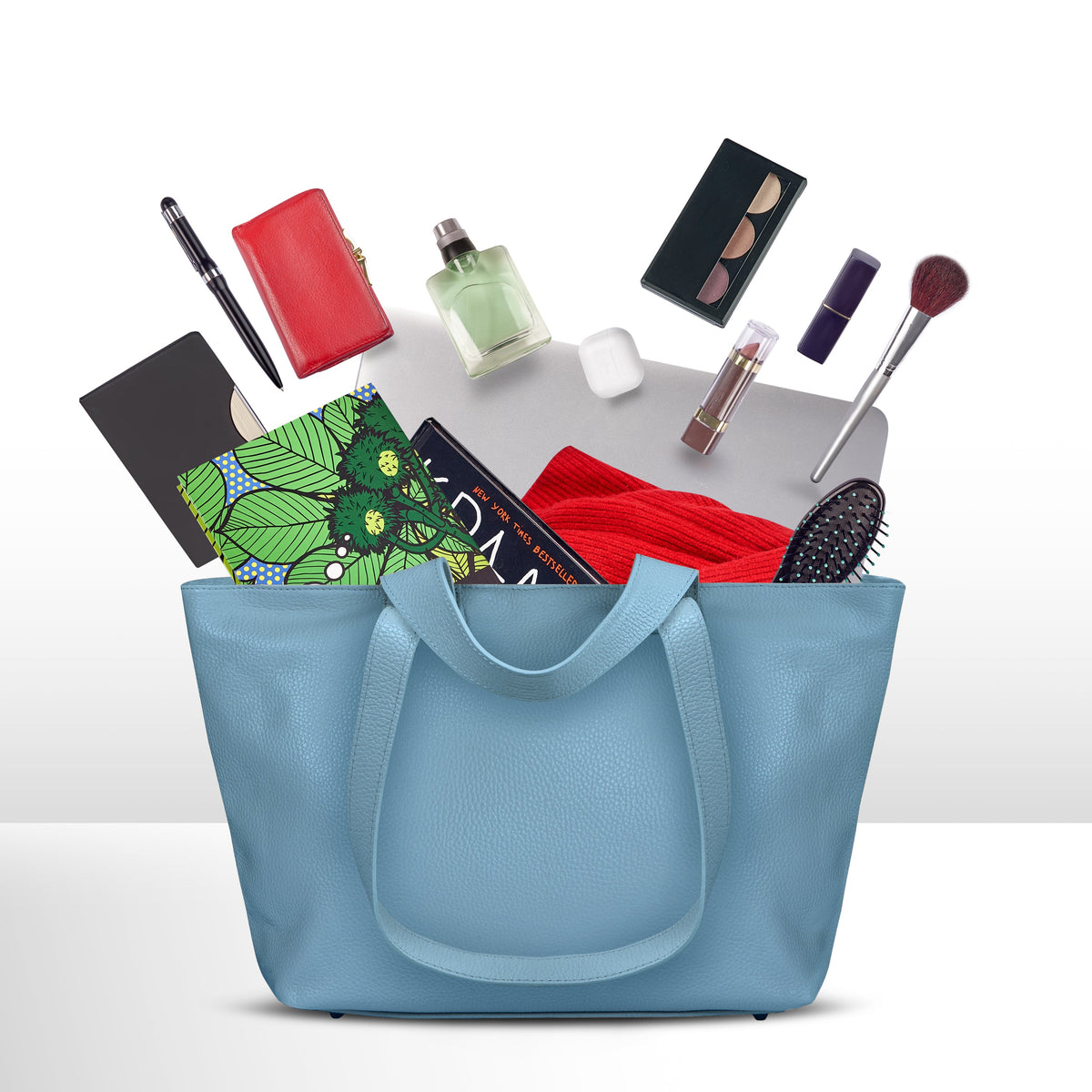 TAKEASY Torino Italian Full-Grain Leather Travel Tote