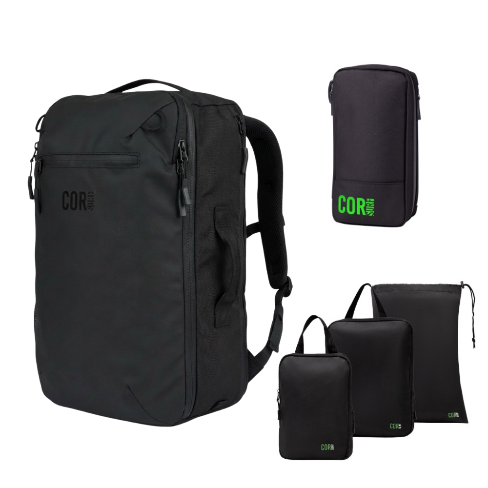 COR Surf Island Hopper Travel Bundle – Backpack + Packing System