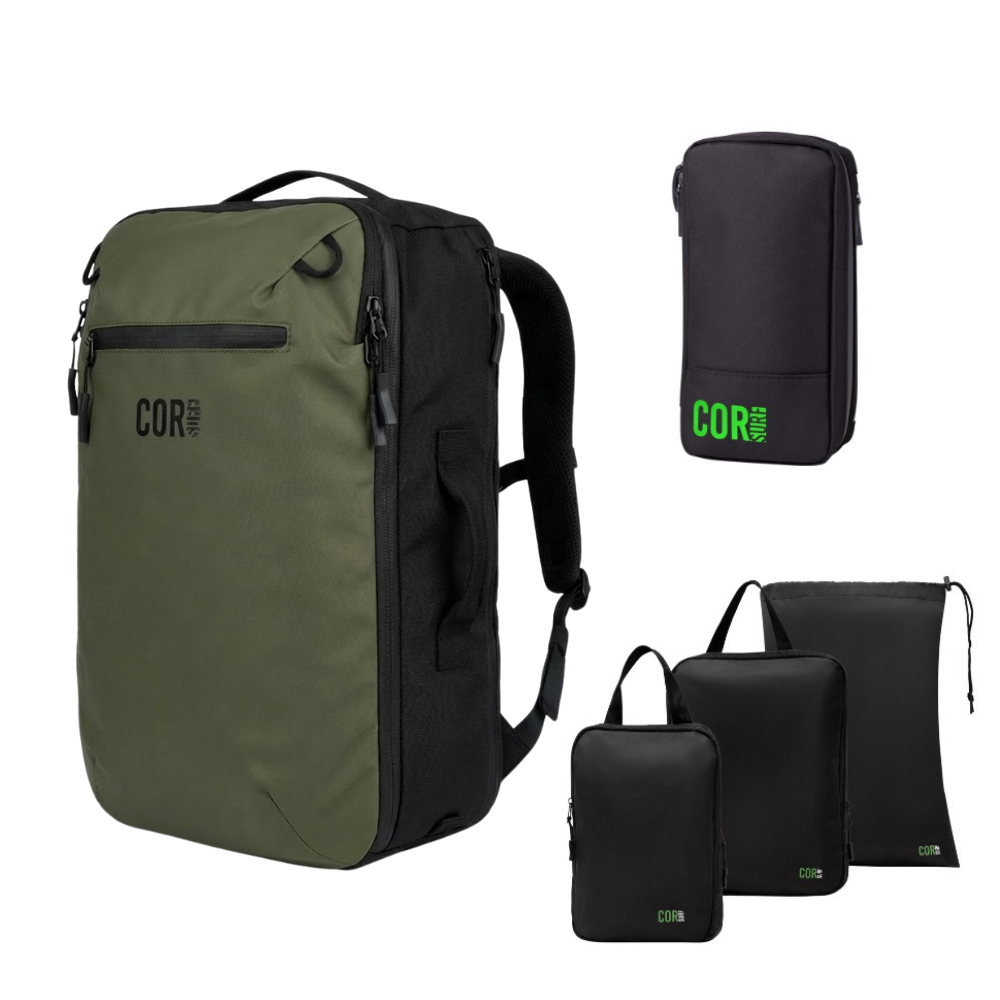 COR Surf Island Hopper Travel Bundle – Backpack + Packing System