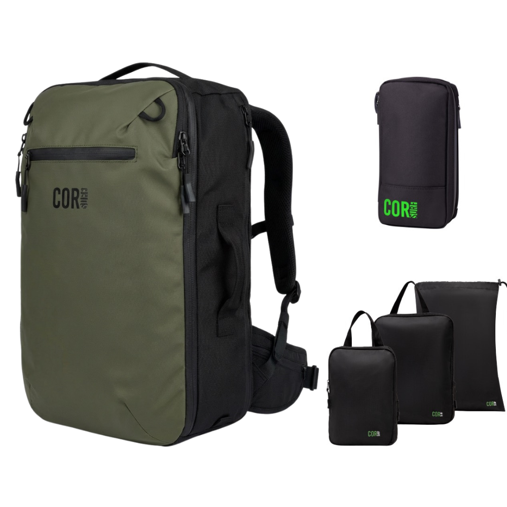 COR Surf Island Hopper Travel Bundle – Backpack + Packing System